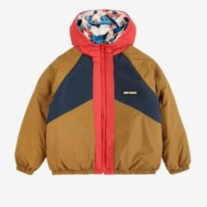 Bobo Choses Bobo Choses Doggy Mate All Over Reversible Anorak Offwhite 8445782333281 AW25 Bobo Kleding & Accessoires Jassen  Wijs west