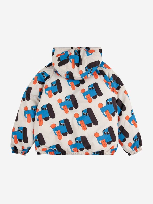 Bobo Choses Bobo Choses Doggy Mate All Over Reversible Anorak Offwhite 8445782333281 AW25 Bobo Kleding & Accessoires Jassen  Wijs west