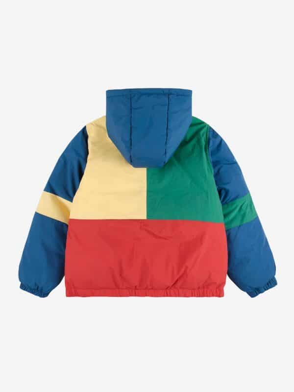 Bobo Choses Bobo Choses Bobo Choses Color Block Anorak Multicolor 8445782333595 AW25 Bobo Kleding & Accessoires Jassen  Wijs west