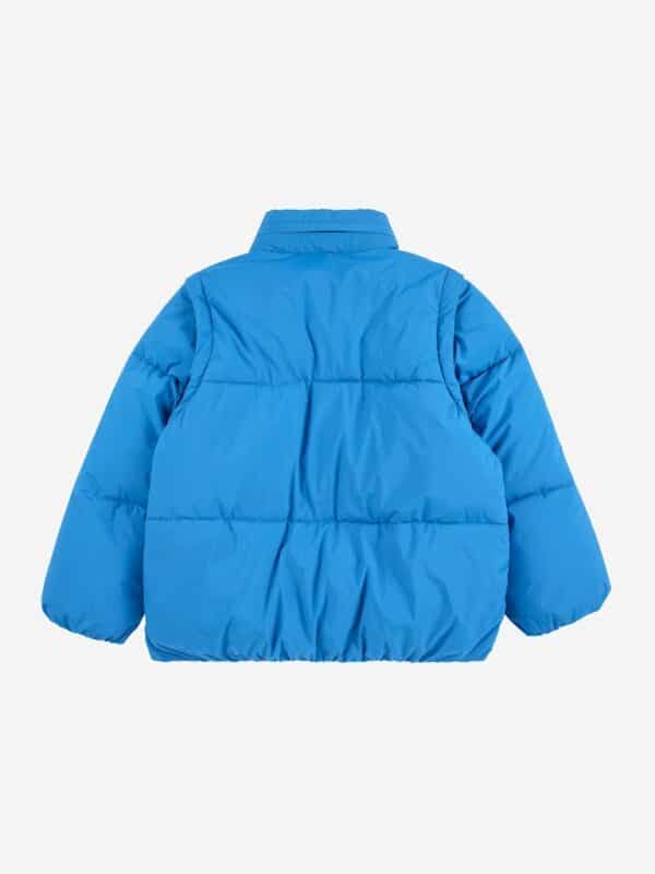 Bobo Choses Bobo Choses Tic Tac Toe Padded Anorak Blue 8445782333656 AW25 Bobo Kleding & Accessoires Jassen  Wijs west