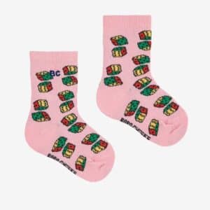 Bobo Choses Bobo Choses Dices All Over Short Sokken Pink 8445782339726 AW25 Bobo Kleding & Accessoires Baby Sokjes Wijs west