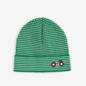 Bobo Choses Bobo Choses Race Car Knitted Beanie Light Green 8445782340074 AW25 Bobo Kleding & Accessoires Baby Babymutsjes & Hoedjes Wijs west