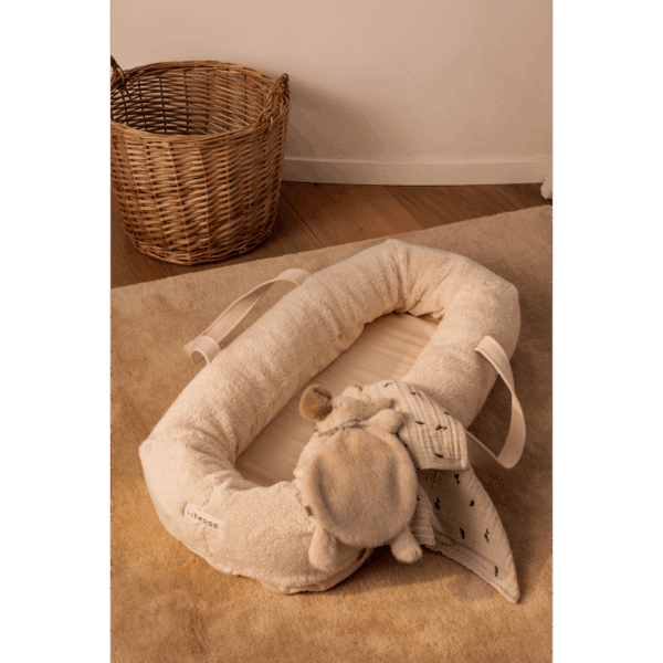 Liewood Liewood Lewis Muslin Cloth 2-Pack Mini Whale / Sandy 5715493490744 Liewood Verzorging Swaddles  Wijs west
