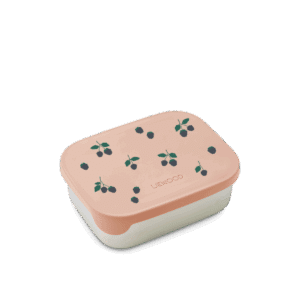 Liewood Liewood Arthur Printed Lunchbox Berry / Pale Tuscany 5715493495862 Liewood Verzorging Eten & Drinken Lunchbakjes & Drinkbekers Wijs west