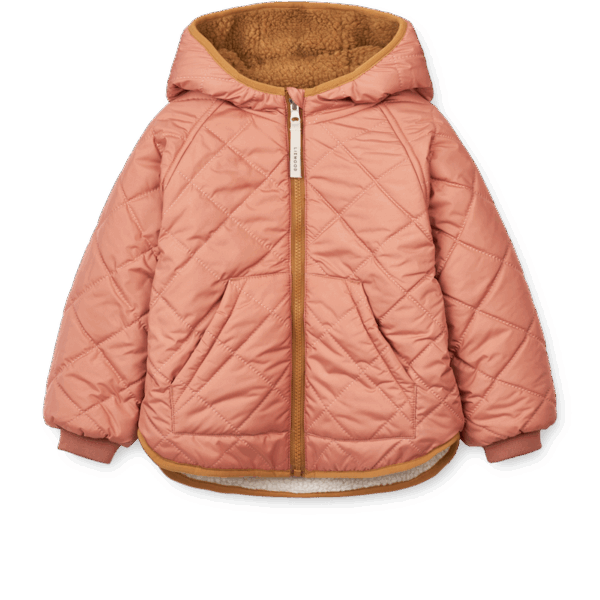 Liewood Liewood Jackson Reversible Jacket Tuscany Rose Mix 5715493034597 AW25 Liewood Kleding & Accessoires Baby Buitenkleding Wijs west