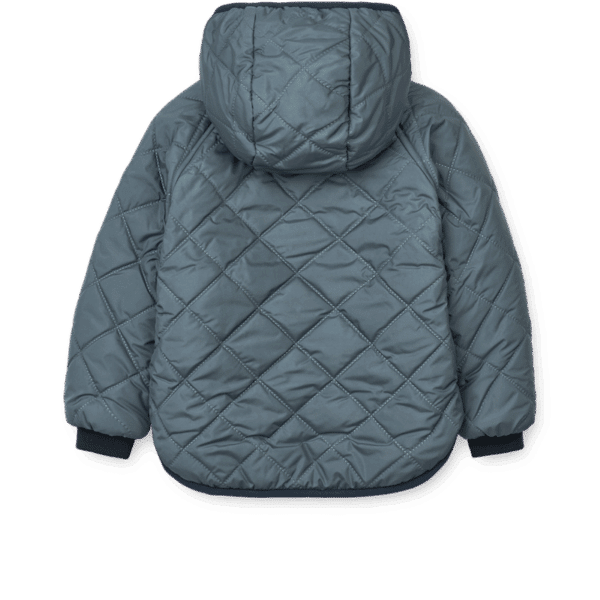 Liewood Liewood Jackson Reversible Jacket Whale Blue Multi Mix 5715493034924 AW25 Liewood Kleding & Accessoires Baby Buitenkleding Wijs west