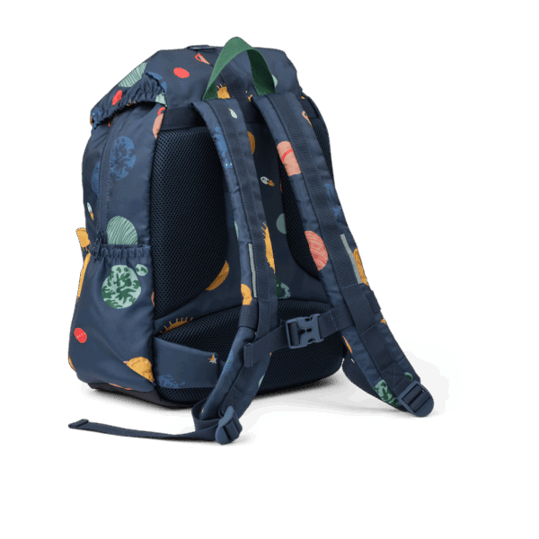 Liewood Liewood Johnny School Backpack  Universe / Classic Navy 5715493481216 Liewood Kleding & Accessoires Tassen & Rugzakken  Wijs west