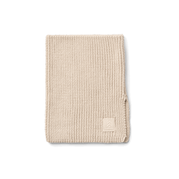 Liewood Liewood Mathias Neckwarmer Sandy 5715493481308 Liewood Kleding & Accessoires Accessoires Mutsen & Sjaals Wijs west
