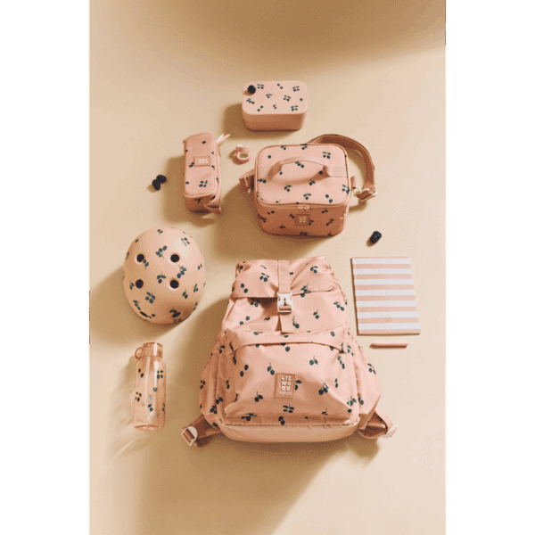 Liewood Liewood Chelsey Printed Lunchbox Set  Berry / Pale Tuscany 5715493482541 Liewood Verzorging Eten & Drinken Lunchbakjes & Drinkbekers Wijs west