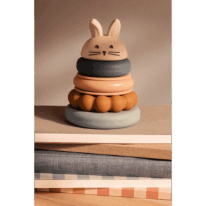 Liewood Liewood Donata Silicone Stacking Tower  Sandy Multi Mix 5715493491901 Liewood Speelgoed & Spellen Babyspeelgoed  Wijs west