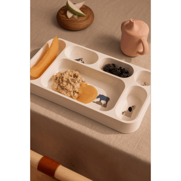 Liewood Liewood Mosu Divider Plate All Together / Sandy  5715493486501 Liewood Verzorging Eten & Drinken  Wijs west