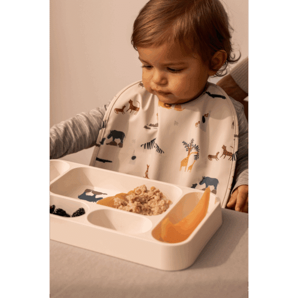 Liewood Liewood Mosu Divider Plate All Together / Sandy  5715493486501 Liewood Verzorging Eten & Drinken  Wijs west