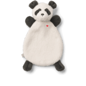 Liewood Liewood Roy Panda Cuddle Cloth Sandy / Dark Grey 5715493489656 Liewood Verzorging Wassen & meer  Wijs west