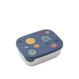 Liewood Arthur Printed Lunchbox Universe / Classic Navy