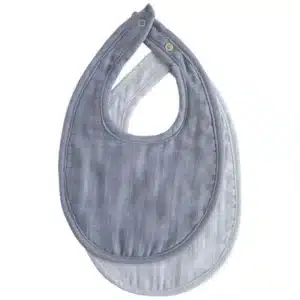 Mushie Muslin Slab 2 stuks - Tradewinds / Baby Blue