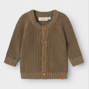 Lil' Atelier Knit Cardigan Brown