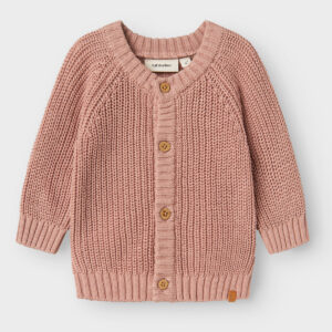 Lil' Atelier Knit Cardigan Pink
