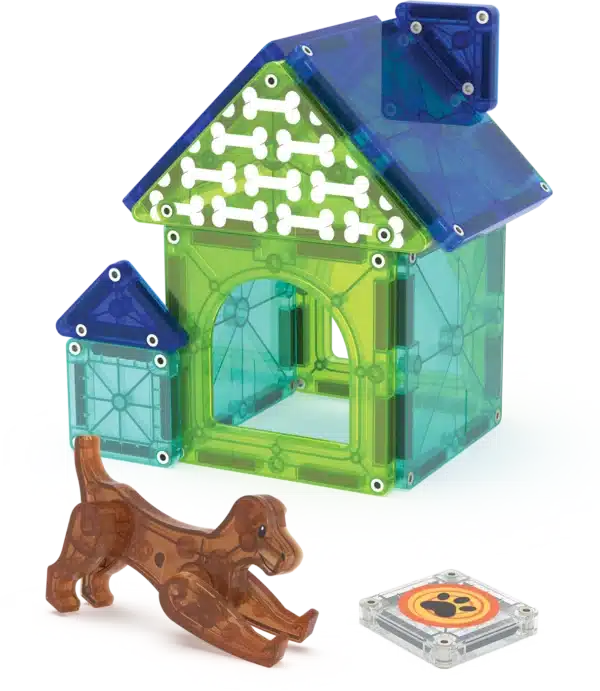 Magna-Tiles Dog house 13- Pcs - Afbeelding 3