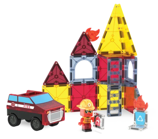Magna-Tiles Fire Station 27- Psc