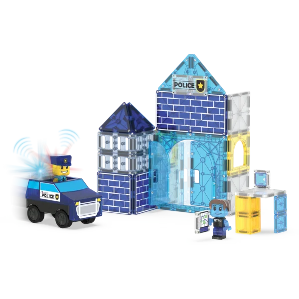 MAGNA-TILES - Police Station 35-Piece Set