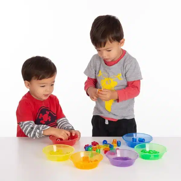Tickit Doorschijnende Kleur Sorteerschalen - Afbeelding 4