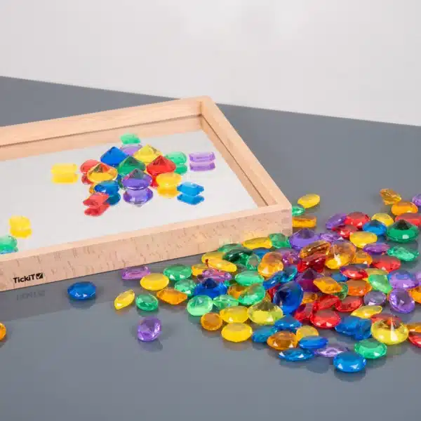 Tickit Doorschijnende Kleurjuwelen - 144 stuks