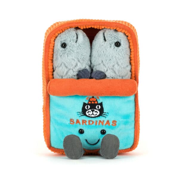 Jellycat Jellycat Amuseables Sardine Tin 670983163360 Jelly25 Speelgoed & Spellen Knuffels  Wijs west