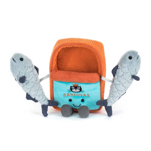 Jellycat Jellycat Amuseables Sardine Tin 670983163360 Jelly25 Speelgoed & Spellen Knuffels  Wijs west