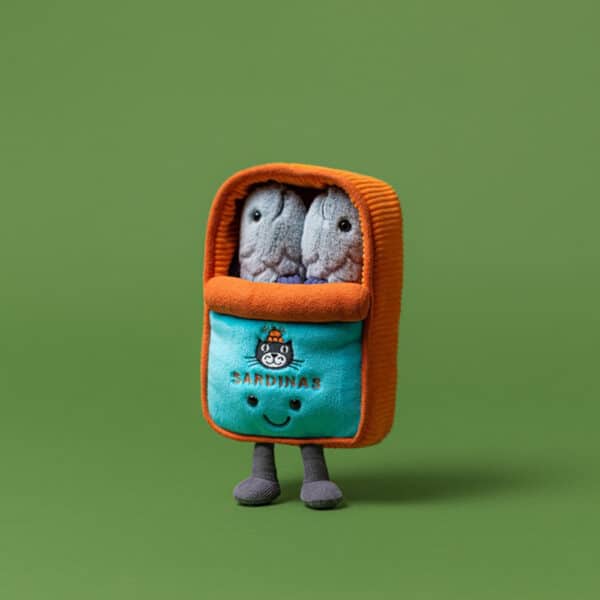 Jellycat Jellycat Amuseables Sardine Tin 670983163360 Jelly25 Speelgoed & Spellen Knuffels  Wijs west