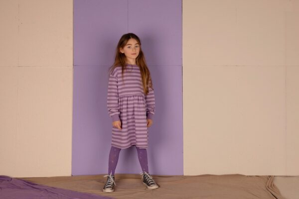 Nixnut Nixnut Letter Tights Purple 8720963647013 Nixnut AW25 Kleding & Accessoires Sokken & Maillots  Wijs west