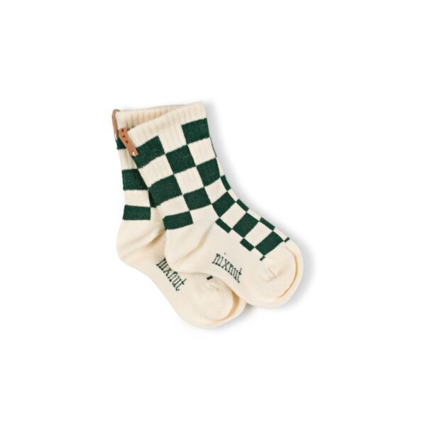 Nixnut Nixnut Checkered Sokken Snow 8720963647136 Nixnut AW25 Kleding & Accessoires Sokken & Maillots  Wijs west