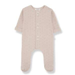 1+ in the Family 1+ In The Family Adrien Nude Jumpsuit W/Feet 8448252009457 Family AW25 Kleding & Accessoires Baby Pakjes Wijs west