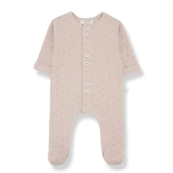 1+ in the Family 1+ In The Family Adrien Nude Jumpsuit W/Feet 8448252009457 Family AW25 Kleding & Accessoires Baby Pakjes Wijs west