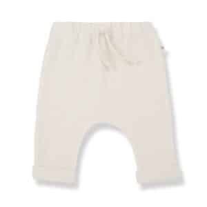 1+ in the Family 1+ In The Family Alain Ecru Pants 8448252006005 Family AW25 Kleding & Accessoires Baby Broekjes Wijs west