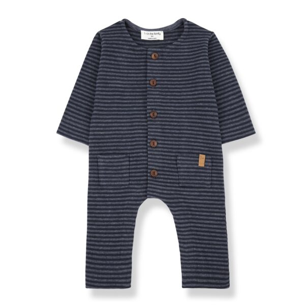 1+ in the Family 1+ In The Family Albert Denim Jumpsuit 8448252018138 Family AW25 Kleding & Accessoires Baby Pakjes Wijs west