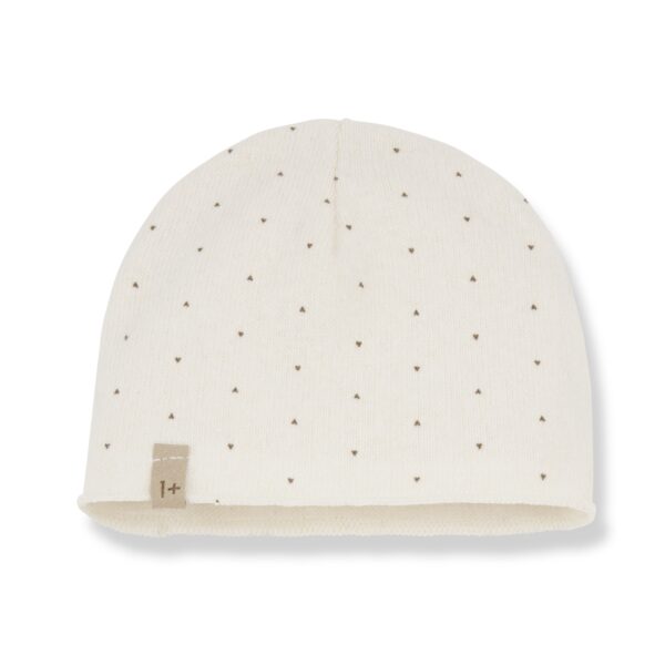 1+ in the Family 1+ In The Family Ares Beige Beanie 8448252009082 Family AW25 Kleding & Accessoires Baby Babymutsjes & Hoedjes Wijs west