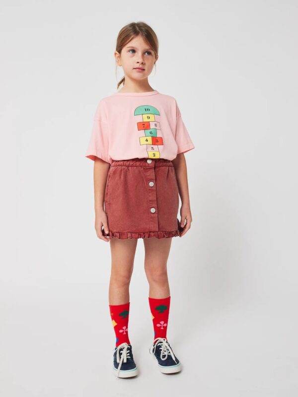 Bobo Choses Tic Tac Toe Ruffled Rok Brown