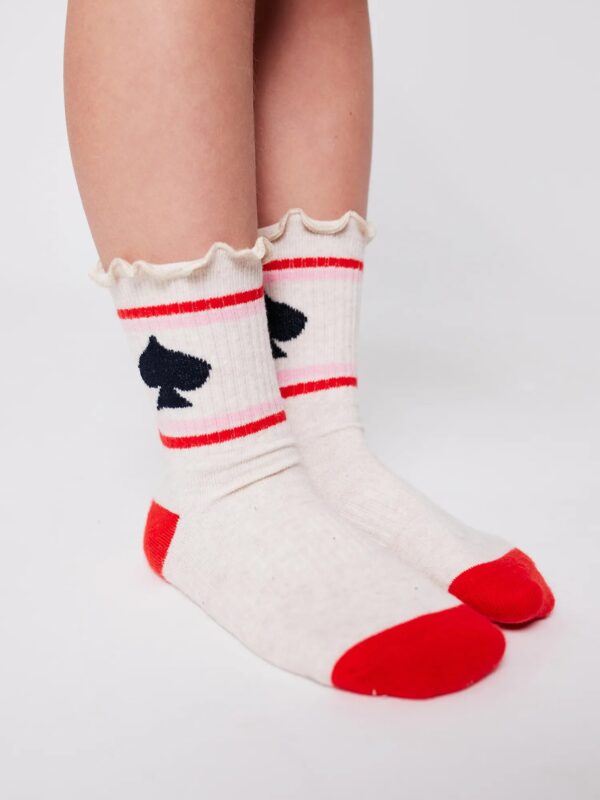 Bobo Choses Bc Spades Short Sokken Offwhite