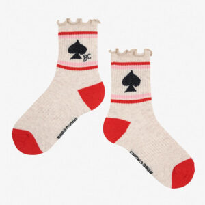 Bobo Choses Bc Spades Short Sokken Offwhite