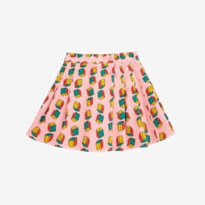 Bobo Choses Dices All Over Mini Corduroy Rok Pink