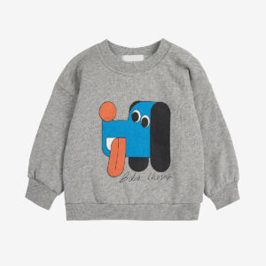 Bobo Choses Doggy Mate Sweatshirt Light Heather Grey