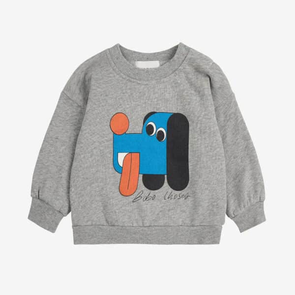 Bobo Choses Doggy Mate Sweatshirt Light Heather Grey
