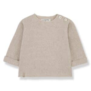 1+ in the Family 1+ In The Family Chapin Beige L.Sleeve T-Shirt 8448252005022 Family AW25 Kleding & Accessoires Baby Bovenstukjes Wijs west