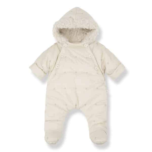 1+ in the Family 1+ In The Family Cohen Ecru Padded Suit 8448252012686 Family AW25 Kleding & Accessoires Baby Buitenkleding Wijs west