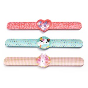 Djeco Klap Armband Hart, Konijn of Kat