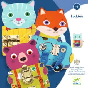 Djeco Houten Slotenspel Locktou voorkant verpakking