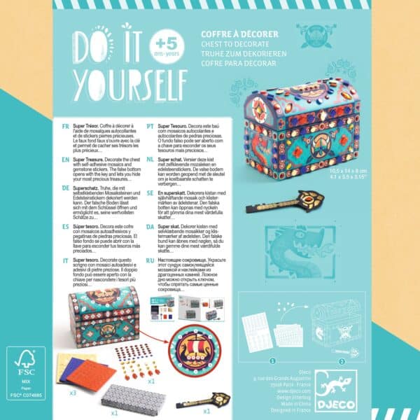 Djeco Schatkist Diy - Super Treasure