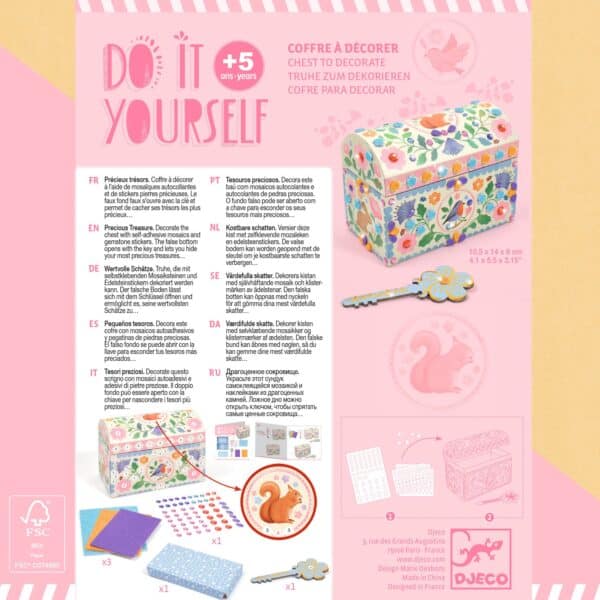 Djeco Schatkist DIY - Precious Treasure