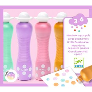 Djeco Stiften – Large Dot Markers – Parelmoer