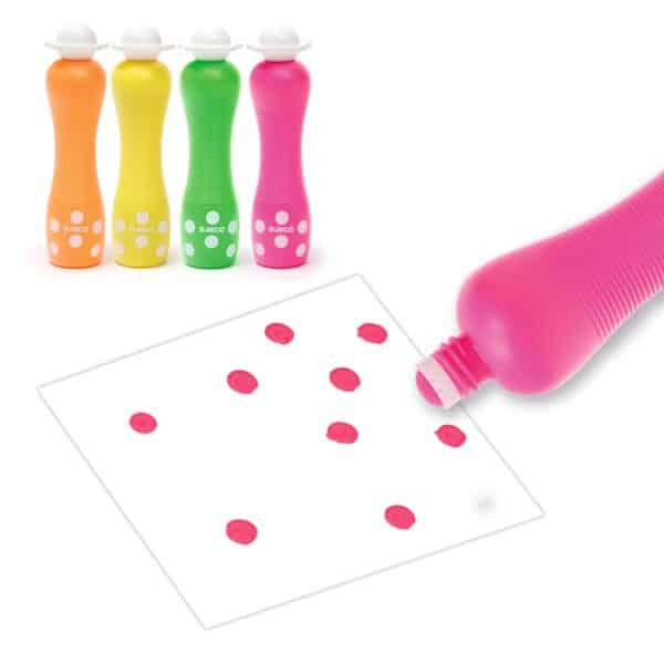 Djeco Stiften - Large Dot Markers - Neon